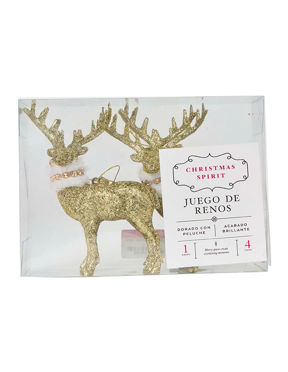 Figura decorativa de reno Navidad