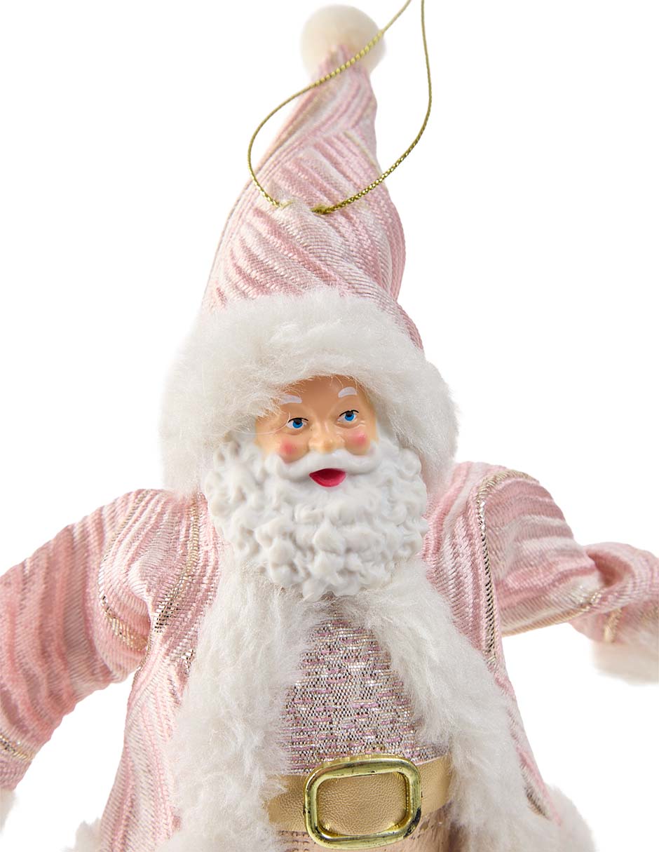 Ornamento Navidad santa claus 3