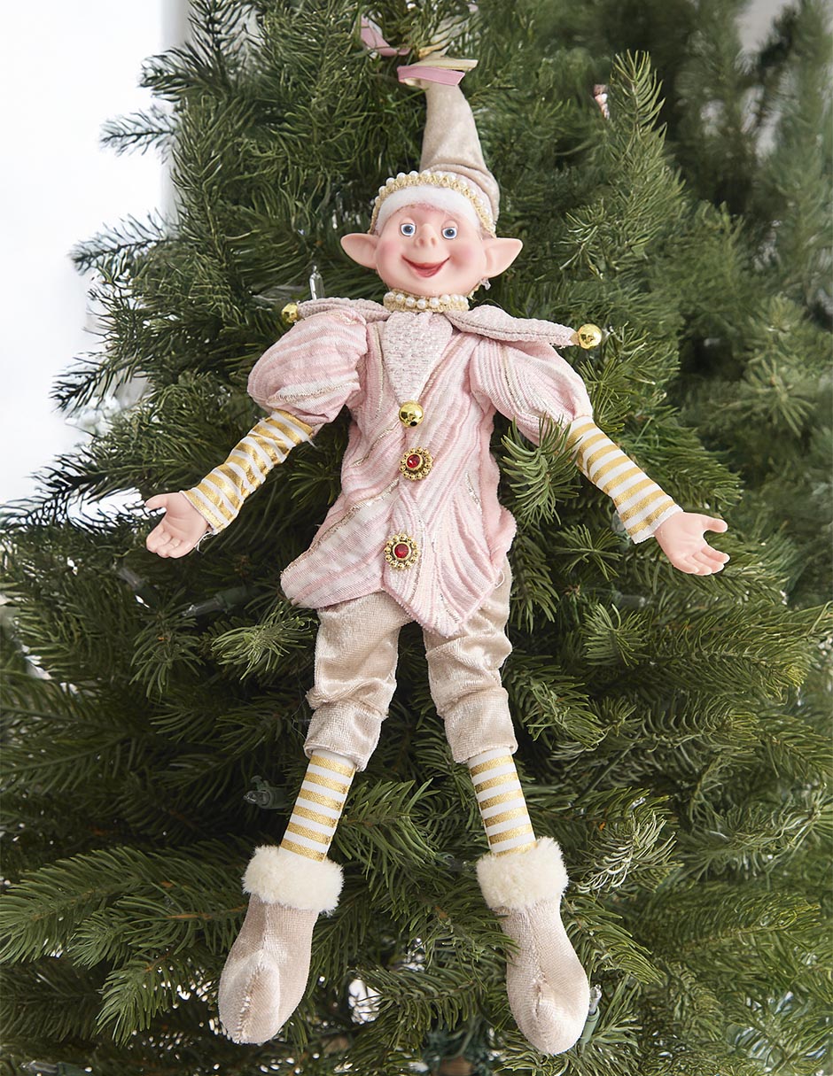 Ornamento Navidad elfo 4