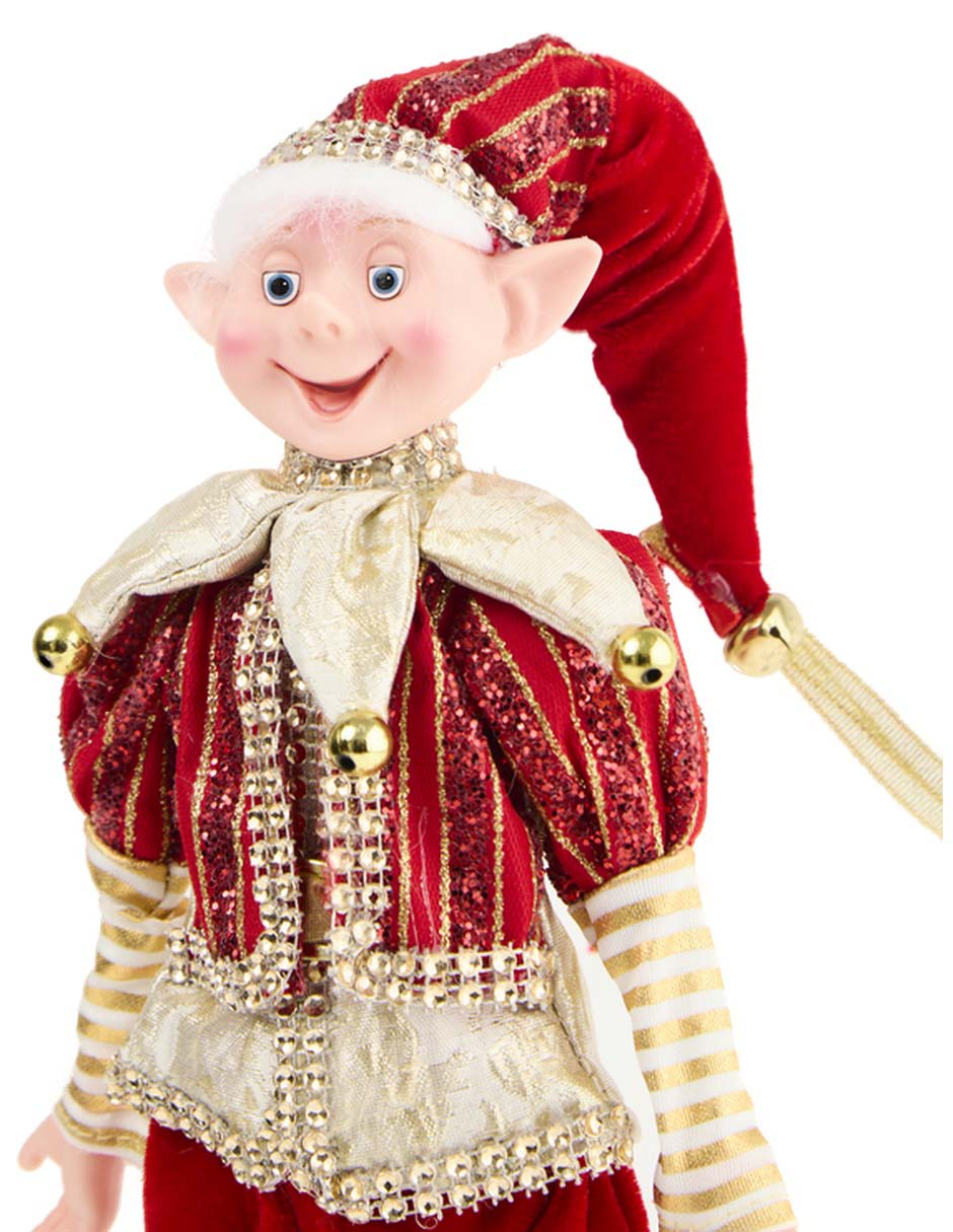 Ornamento Navidad elfo 4