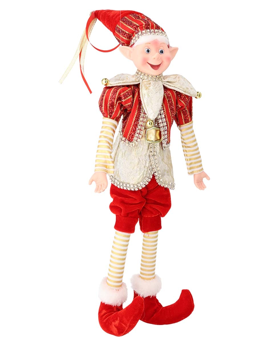 Ornamento Navidad elfo 3