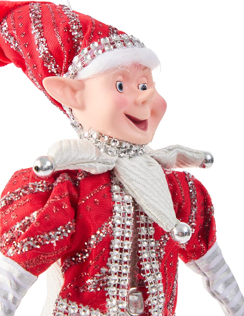 Ornamento Navidad elfo 3