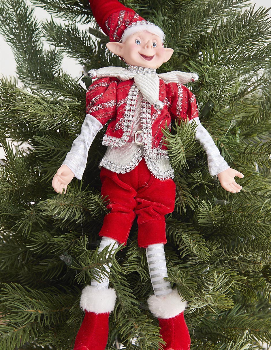 Ornamento Navidad elfo 4