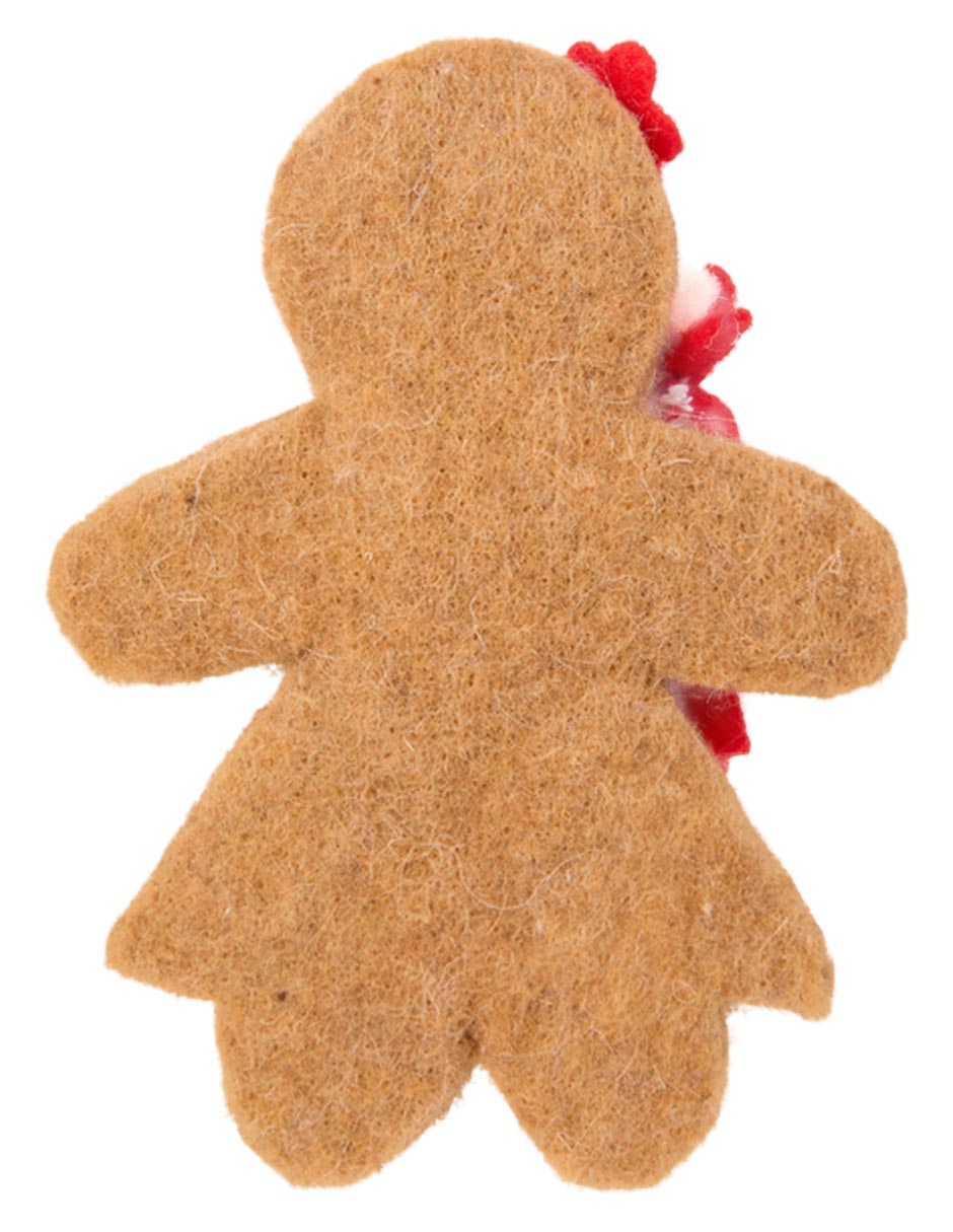 Ornamento Navidad galleta de jengibre Roja 2