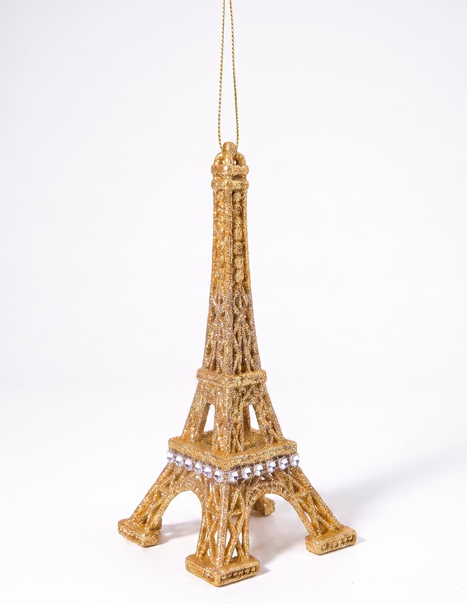 Ornamento navideño Torre eiffel 2