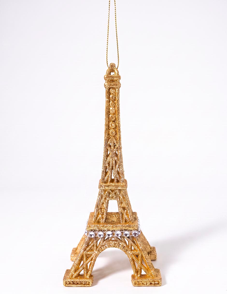 Ornamento navideño Torre eiffel 3