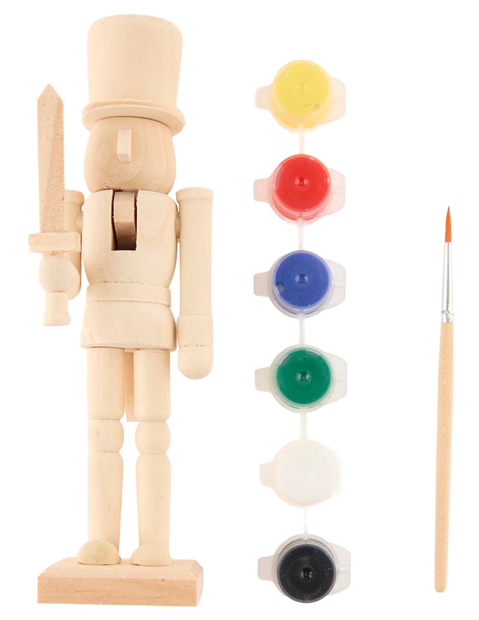 Figura decorativa Cascanueces de madera
