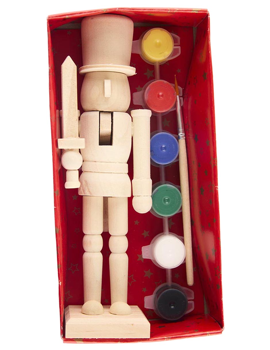 Figura decorativa Cascanueces de madera 6