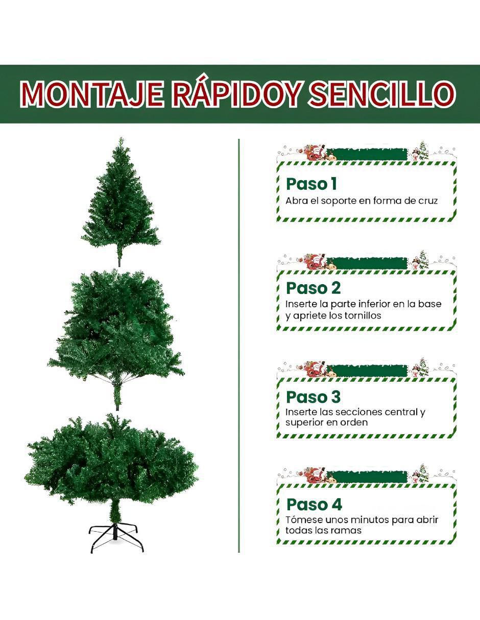 Árbol de navidad de plástico