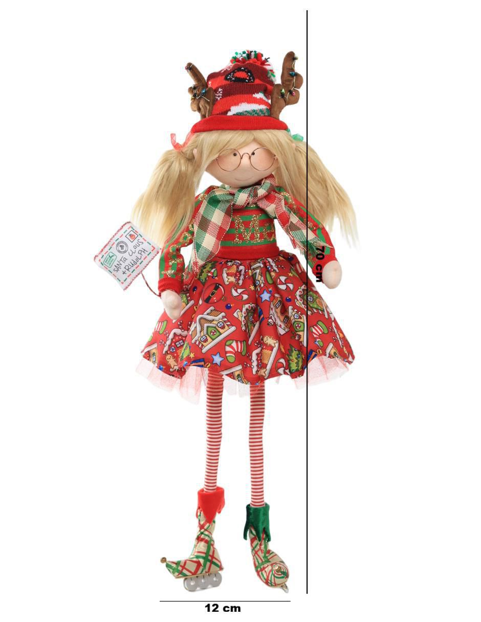 Ornamento Navidad duende Little Elfy 5