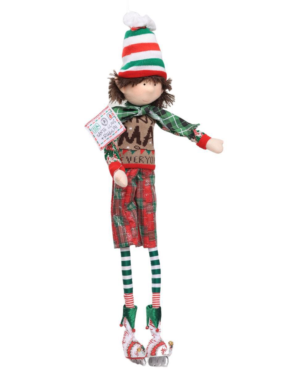 Ornamento Navidad duende Little Elfy