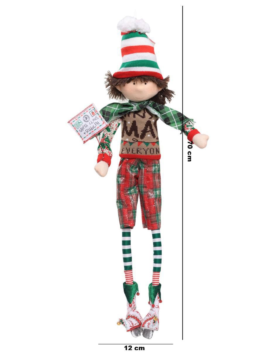 Ornamento Navidad duende Little Elfy 5
