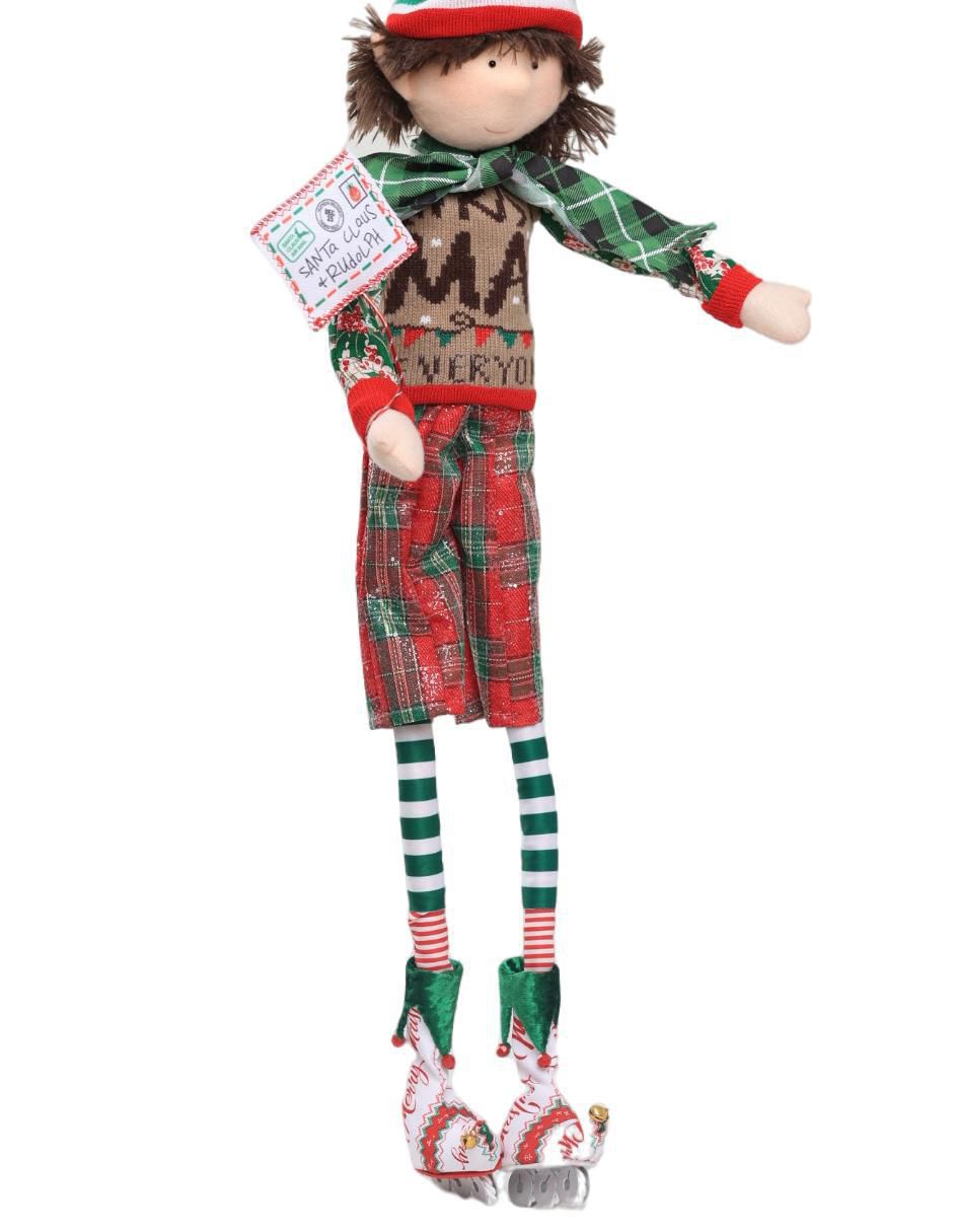 Ornamento Navidad duende Little Elfy