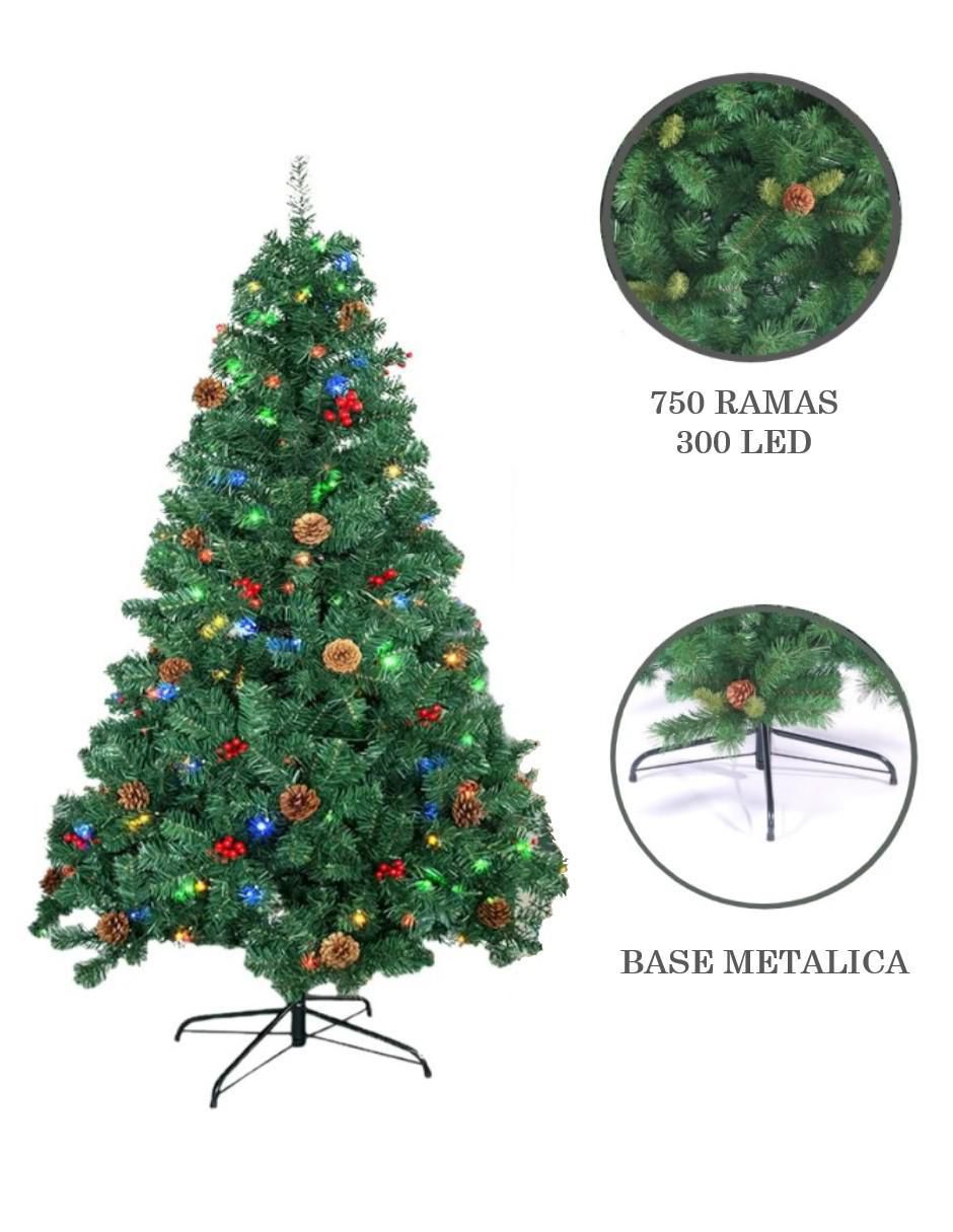 Árbol de navidad con 300 luces