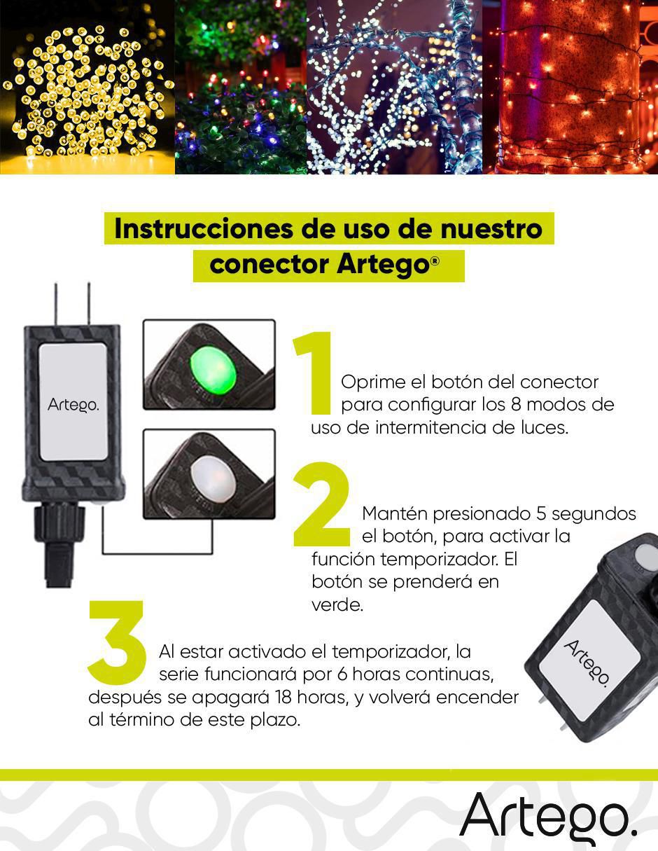 Serie funciones de led con 400 focos 5