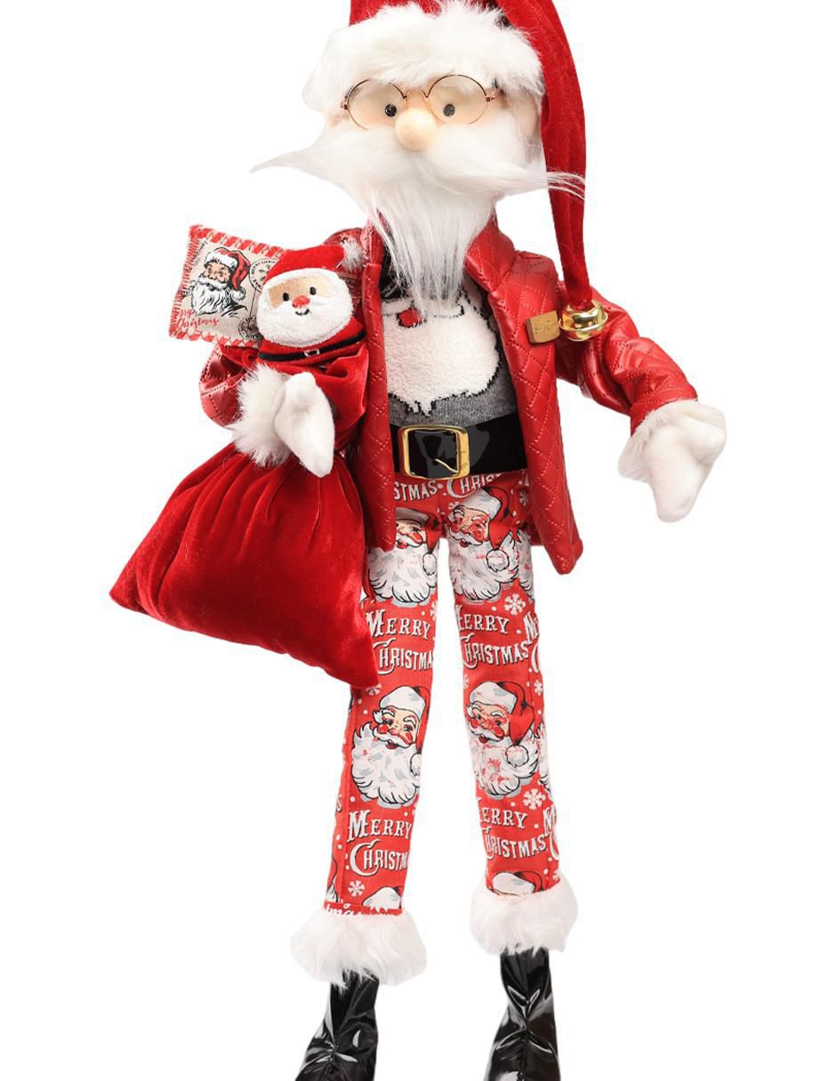 Ornamento Navidad santa claus Little Elfy