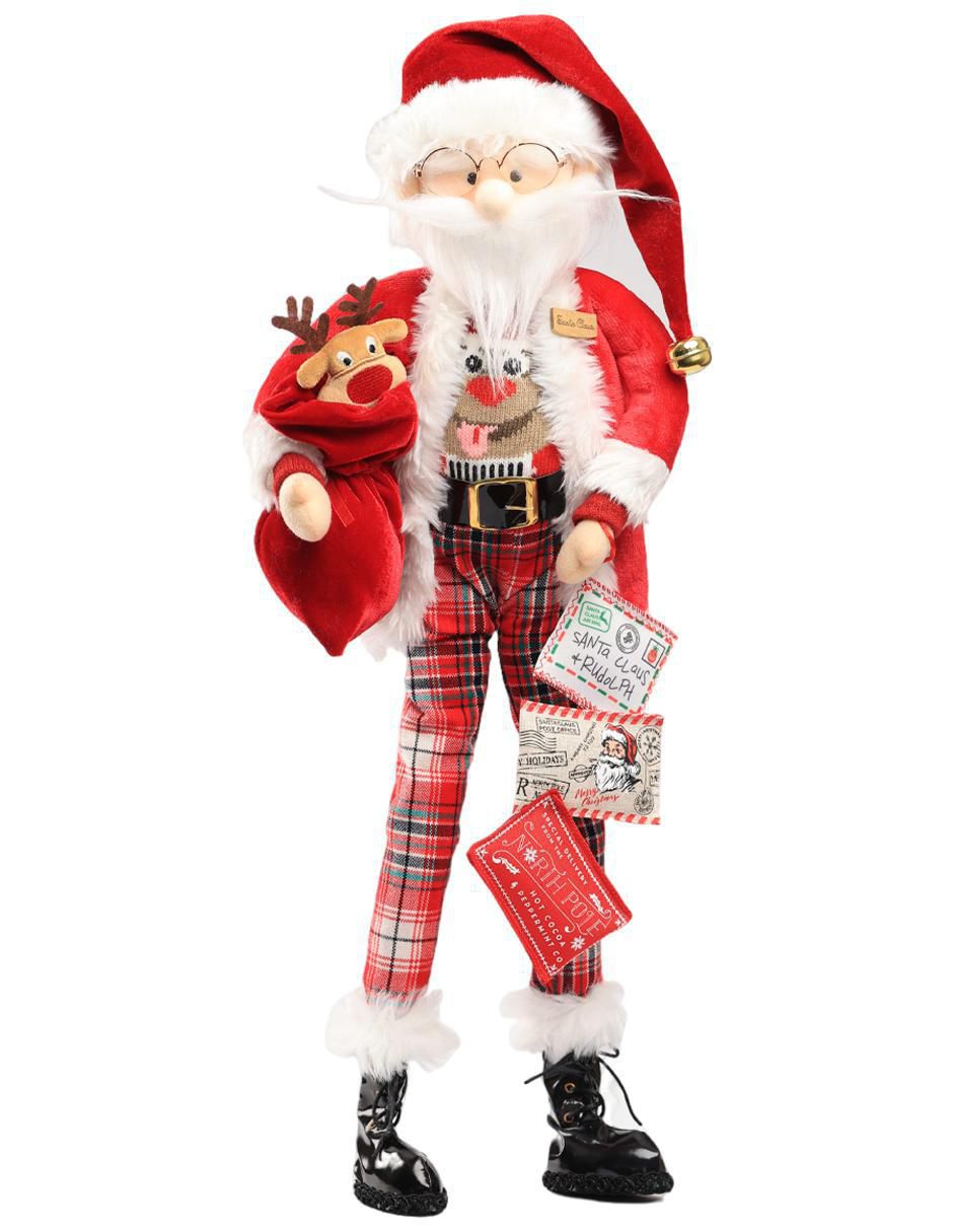 Ornamento Navidad santa claus Little Elfy