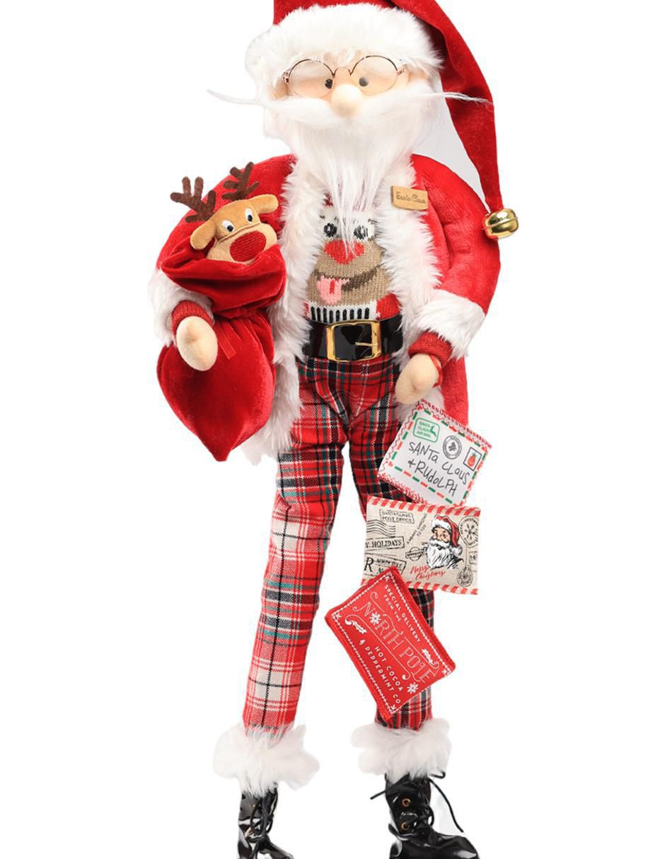Ornamento Navidad santa claus Little Elfy