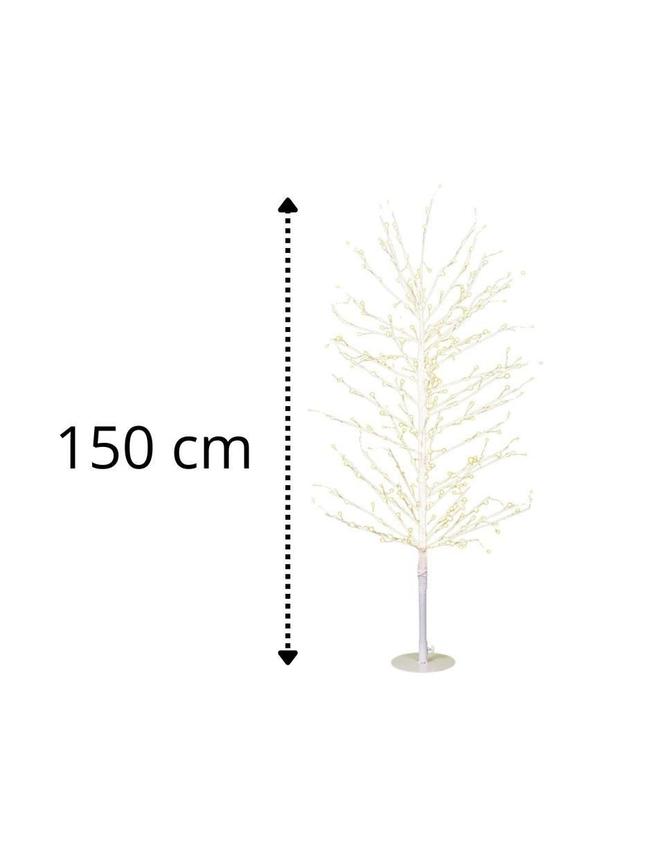 Árbol de navidad Taisi de plástico con 1050 luces