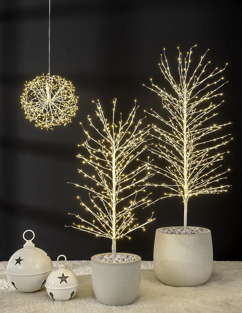 Árbol de navidad Taisi de plástico con 1050 luces