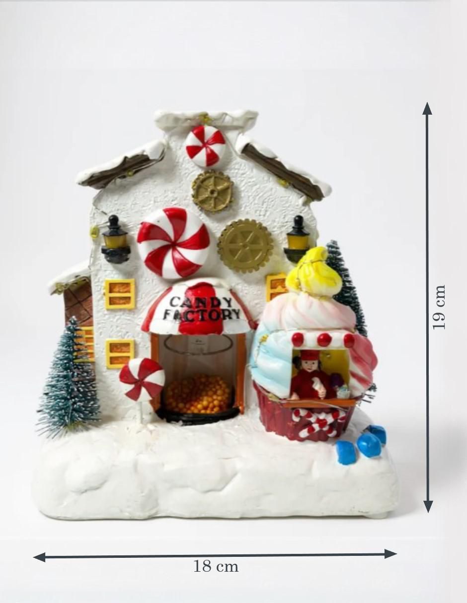 Figura decorativa navideña de resina 6