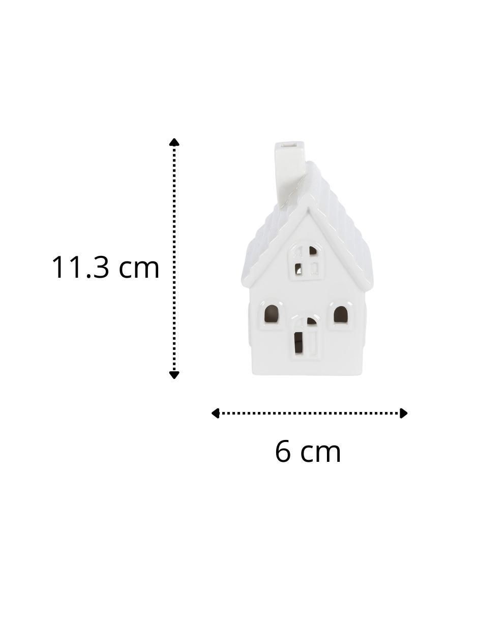 Set figura decorativa de casa de cerámica 7