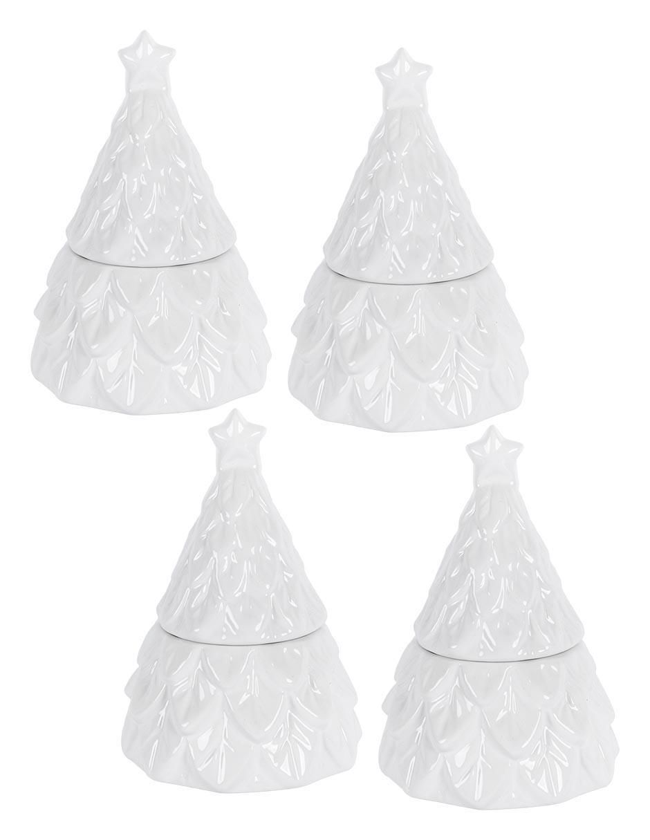 Set de figura decorativa de árbol navidad Navidad de cerámica Set de figura decorativa de árbol navidad Navidad de cerámica
