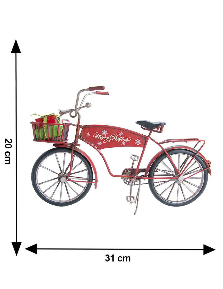 Figura decorativa de bicicleta de metal 5