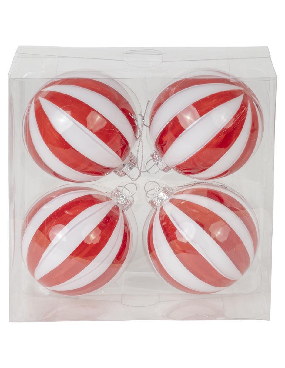Set de esfera navideña Caramelo con 4 piezas Set de esfera navideña Caramelo con 4 piezas