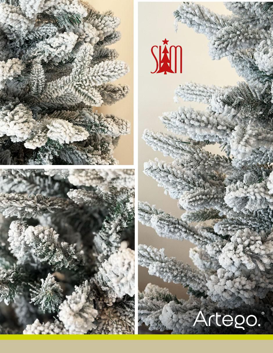 Árbol de navidad Nevado Noble Slim