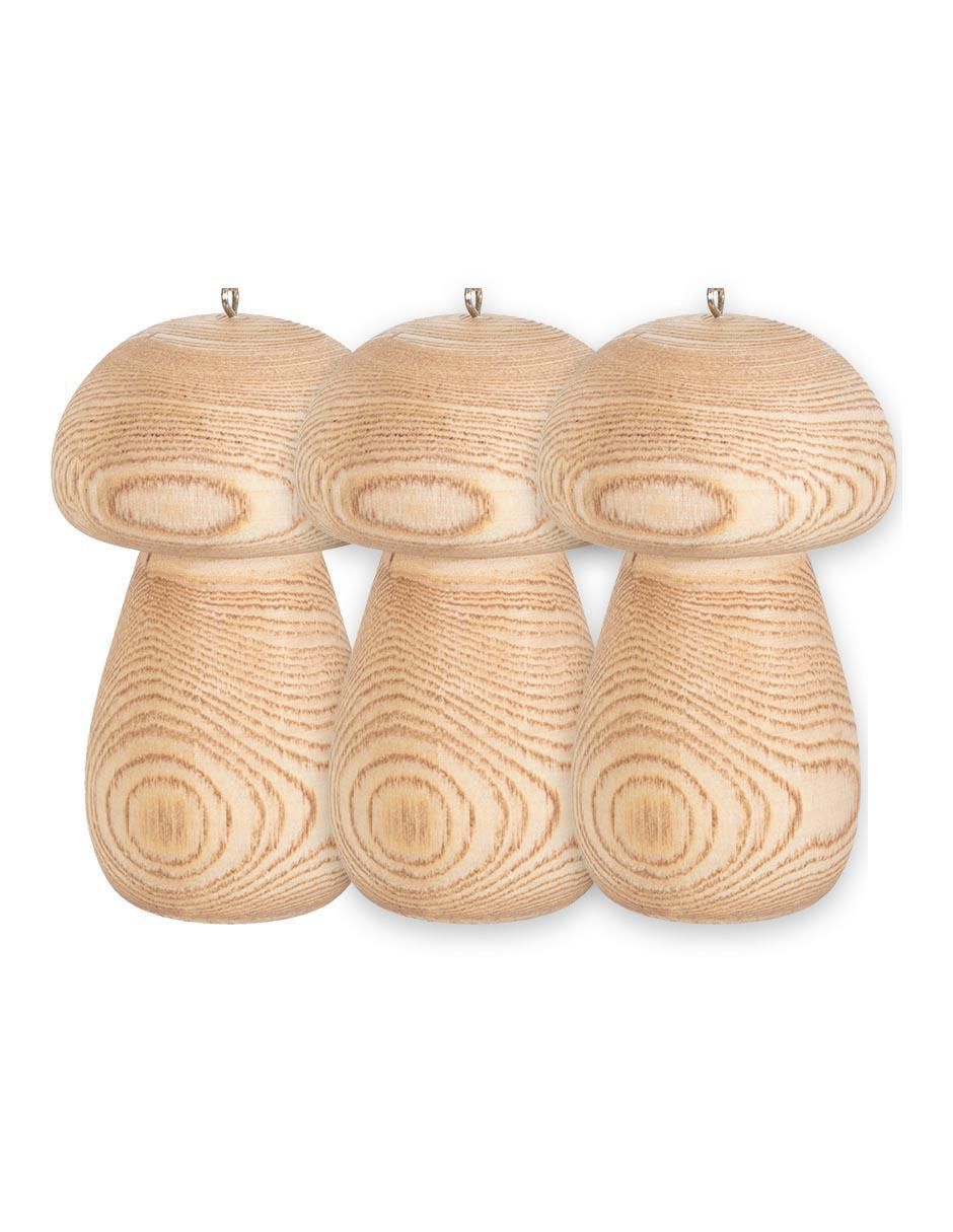 Set de esfera navideña Hongo Colgante con 3 piezas Set de esfera navideña Hongo Colgante con 3 piezas