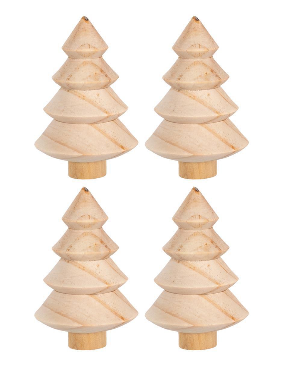 Set de esfera navideña con 4 piezas