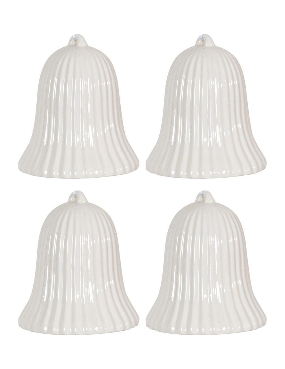 Set de esfera navideña Colgante Decorativo de Campana con 4 piezas Set de esfera navideña Colgante Decorativo de Campana con 4 piezas
