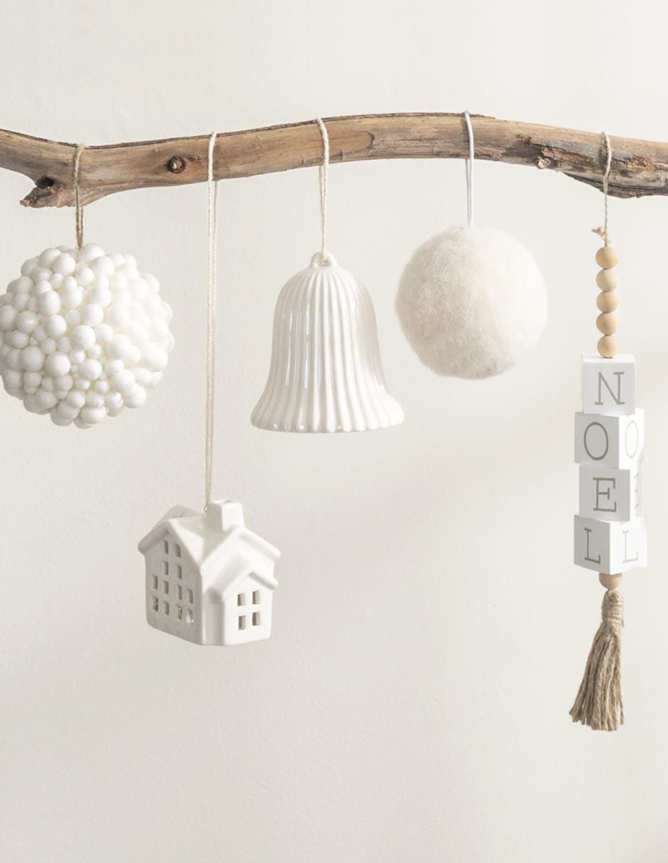 Set de esfera navideña Colgante Decorativo de Campana con 4 piezas