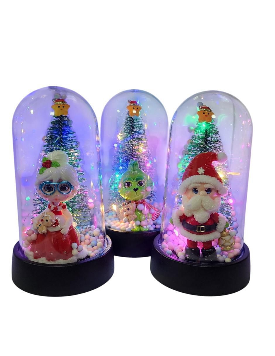 Set de figura decorativa de diferentes diseños Navidad SANTA CLAUS Set de figura decorativa de diferentes diseños Navidad SANTA CLAUS