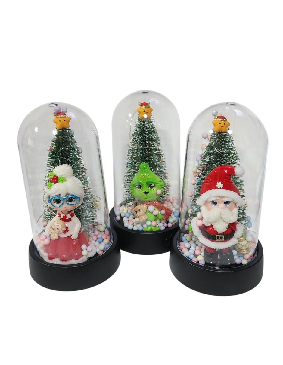 Set de figura decorativa de diferentes diseños Navidad SANTA CLAUS