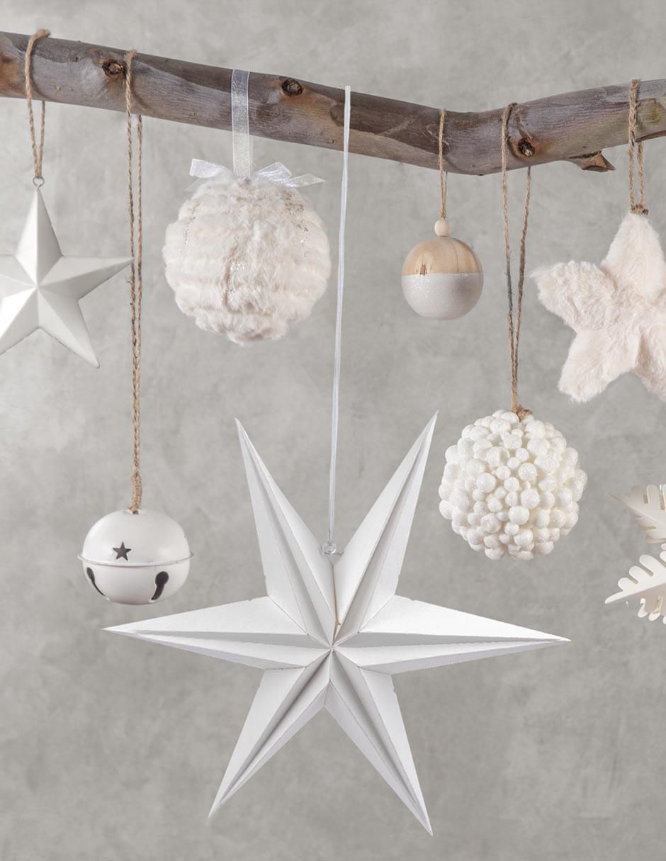 Set de esfera navideña Estrella Decorativa con 8 piezas 4