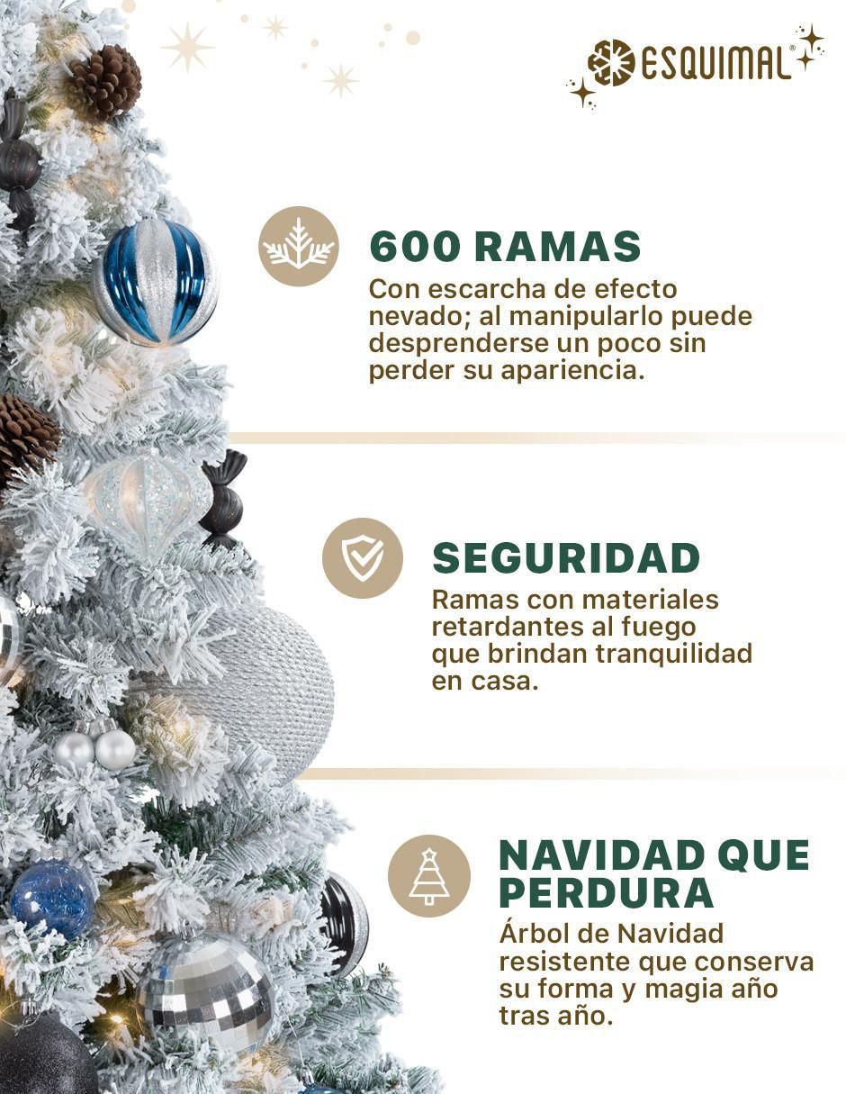 Árbol de navidad Clasico Nevado 2