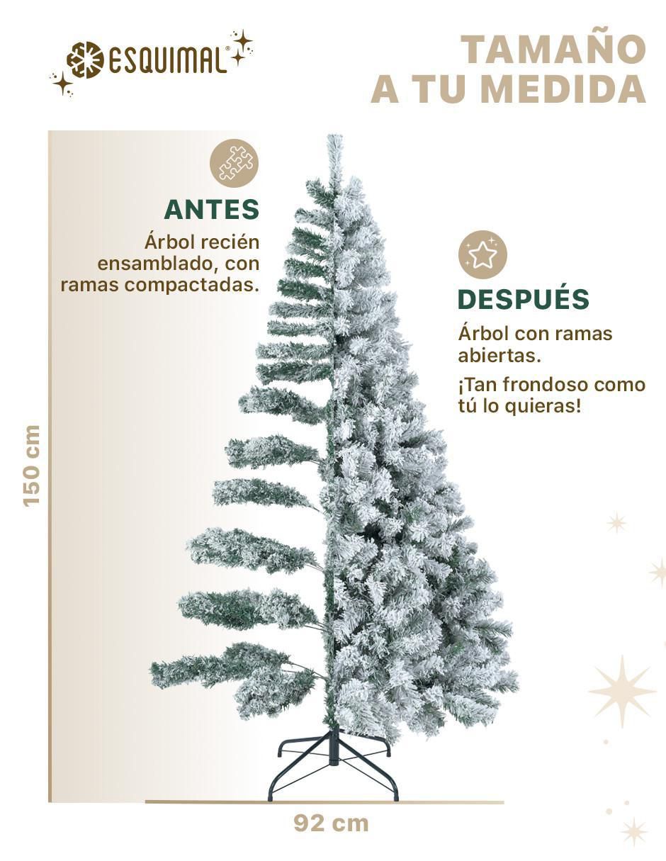 Árbol de navidad Clasico Nevado 6