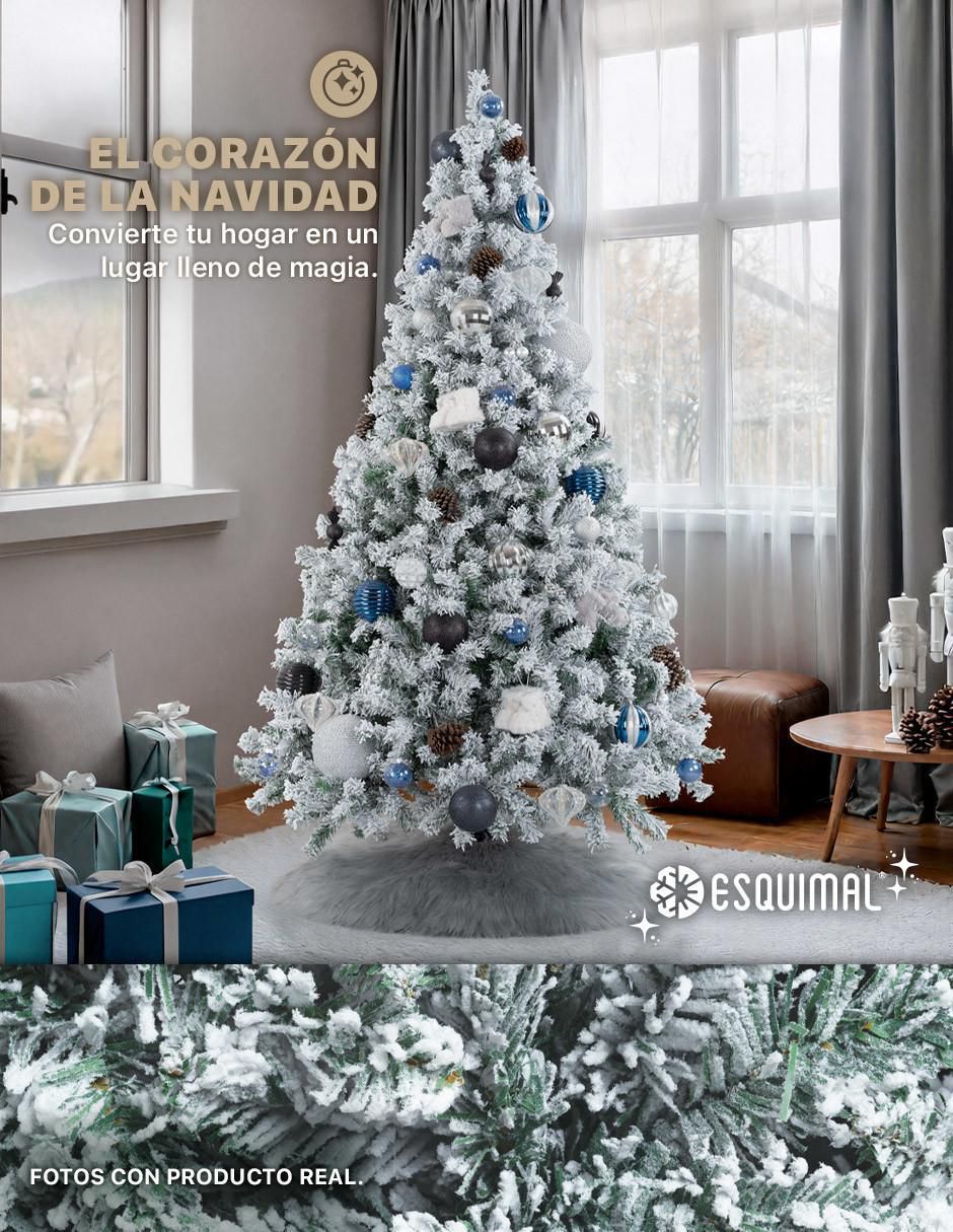 Árbol de navidad Clasico Nevado 3