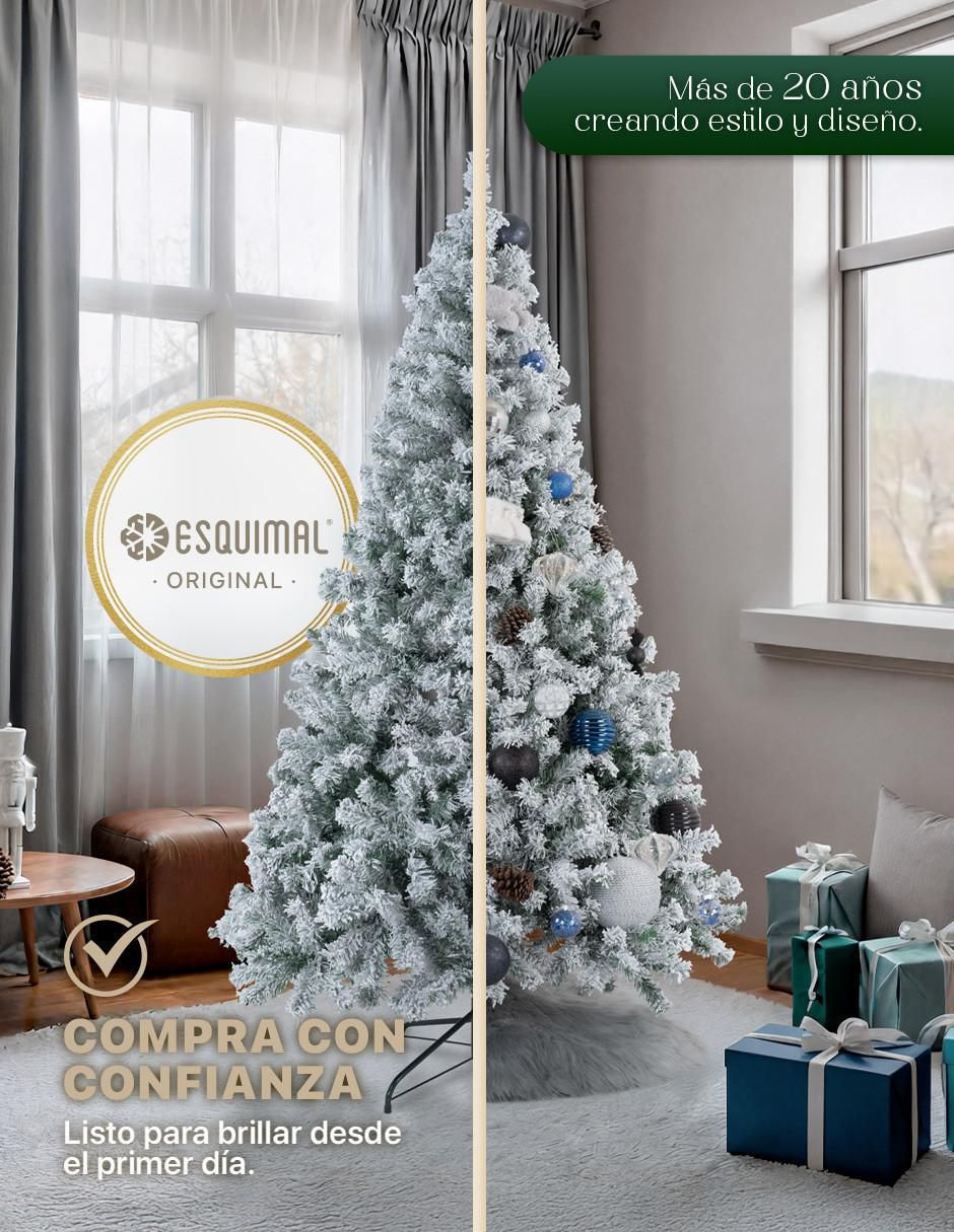 Árbol de navidad Clasico Nevado 5