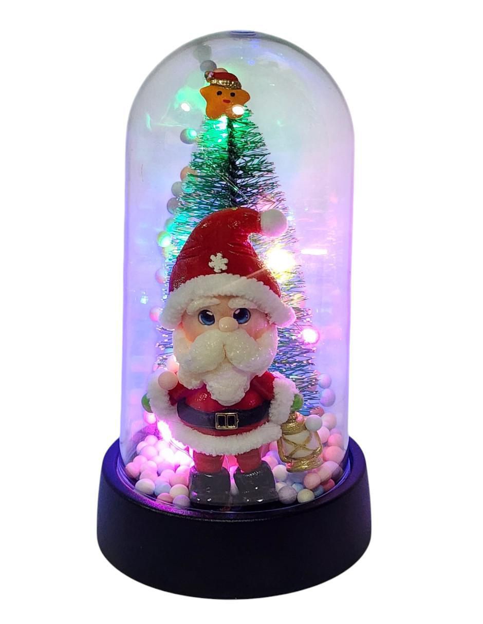 Figura decorativa de árbol navidad Navidad SANTA CLAUS