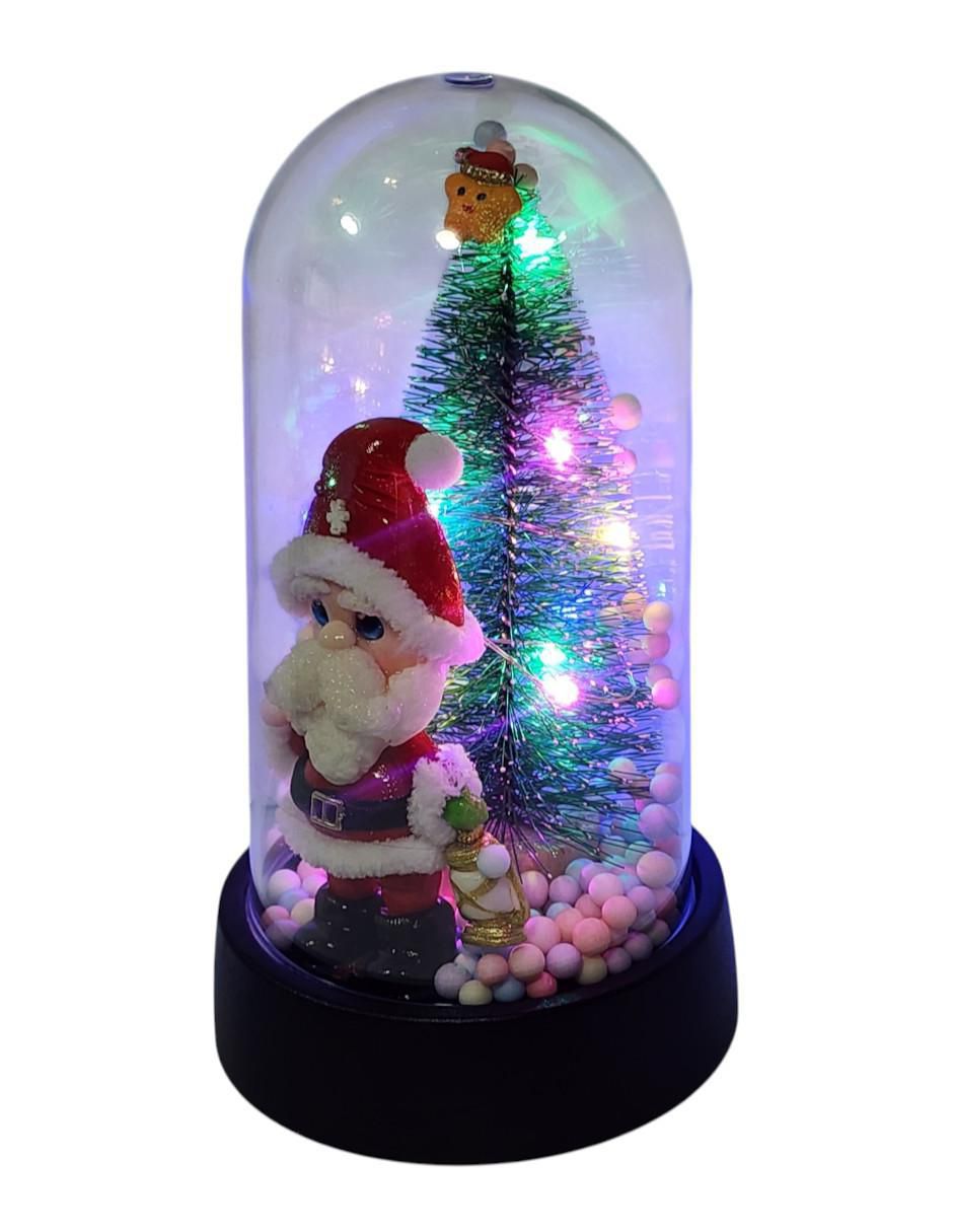 Figura decorativa de árbol navidad Navidad SANTA CLAUS