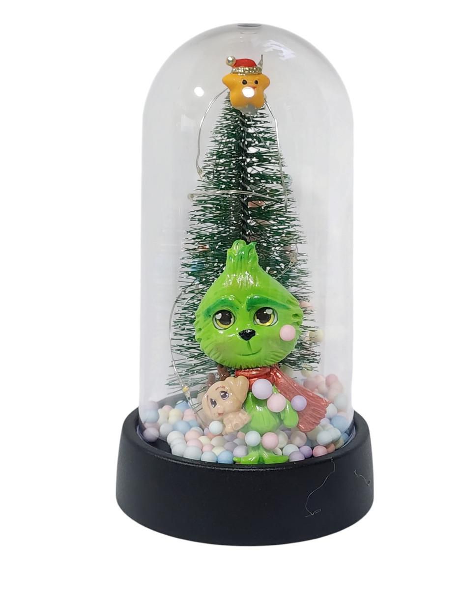 Figura decorativa de árbol navidad Navidad GRINCH