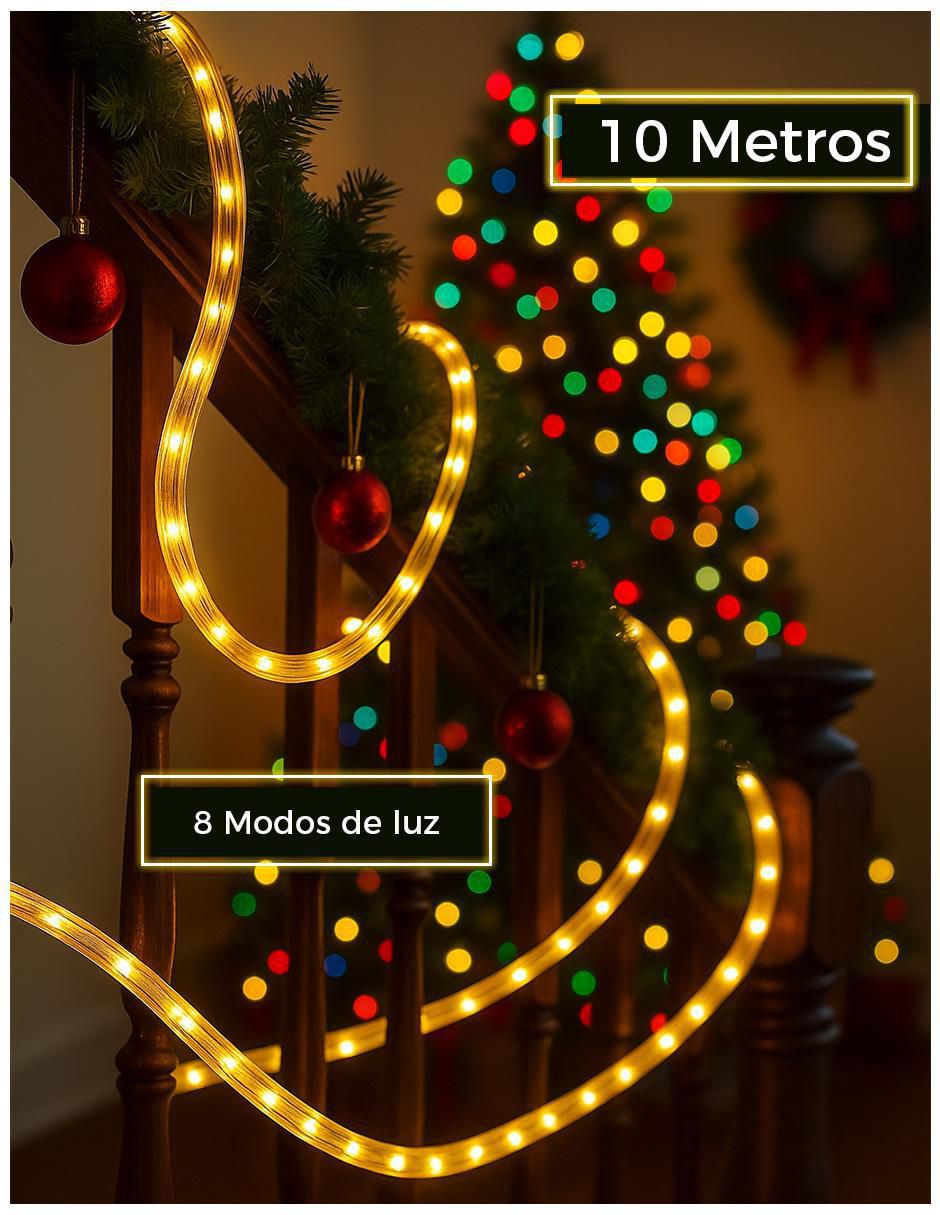 Set luces led con 200 focos 2