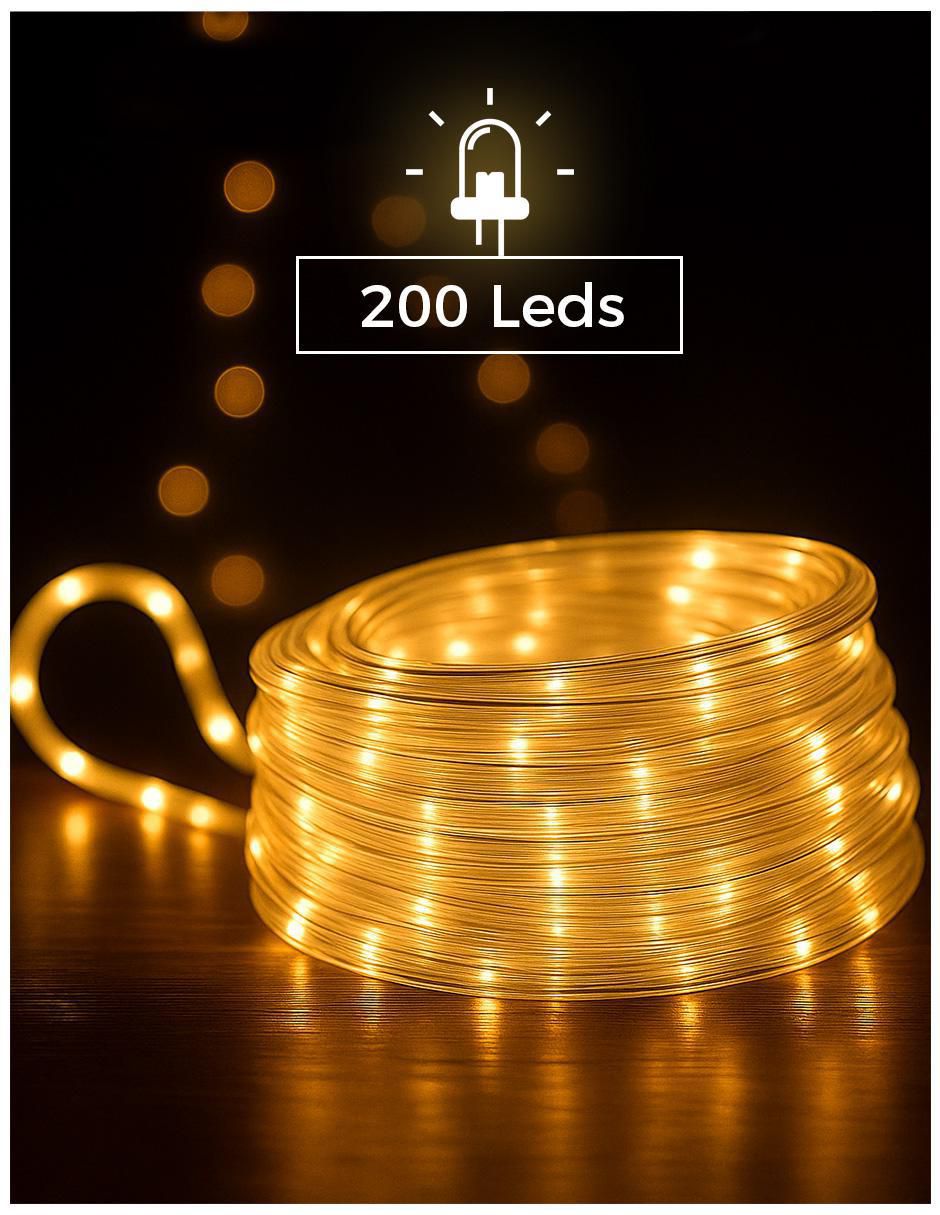 Set luces led con 200 focos 3