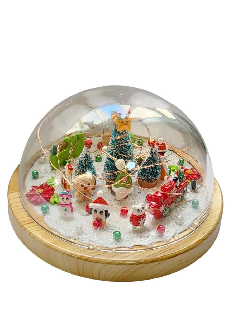 Figura decorativa de villa Navidad Limerence By Claudia Herrera VILLA NAVIDEÑA