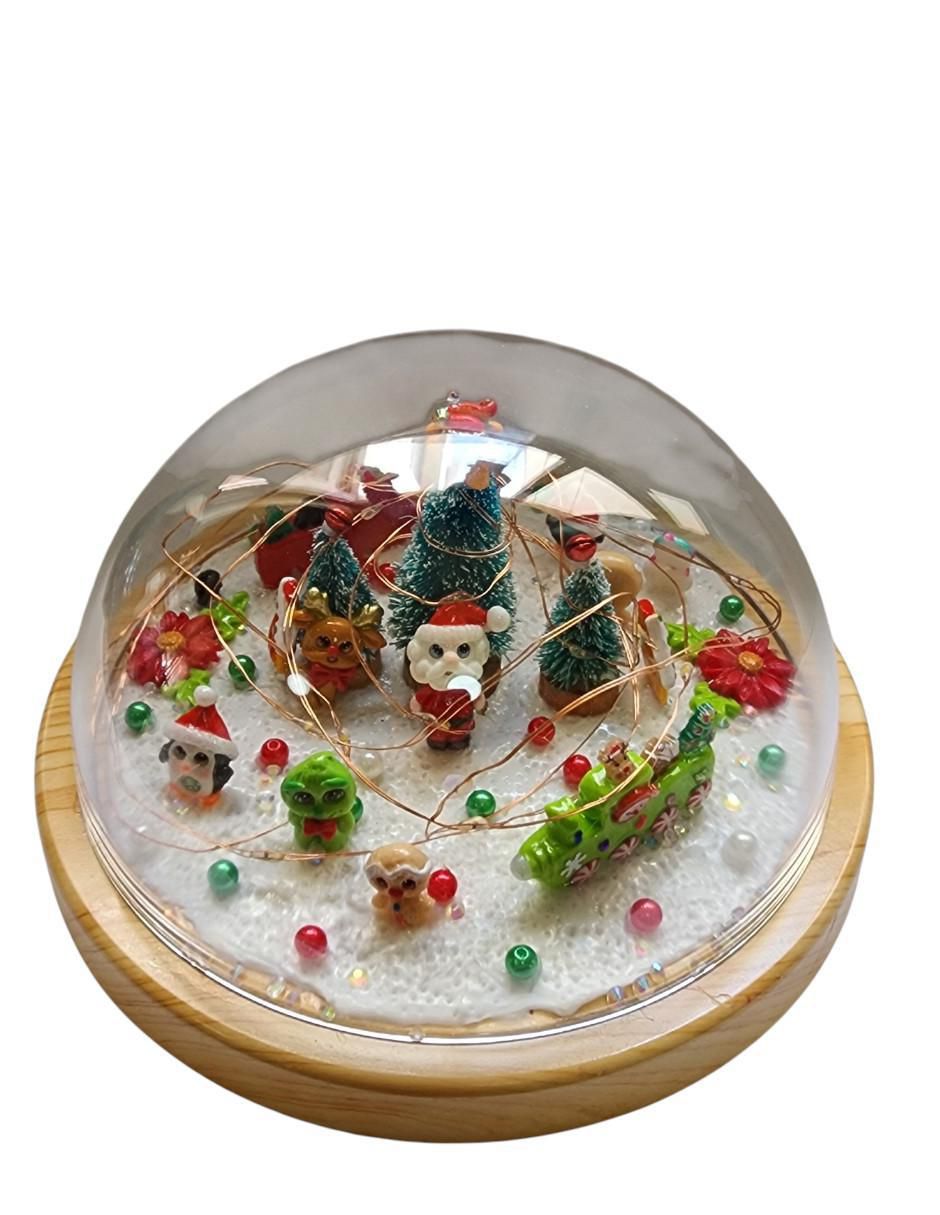 Figura decorativa de villa Navidad Limerence By Claudia Herrera VILLA NAVIDEÑA