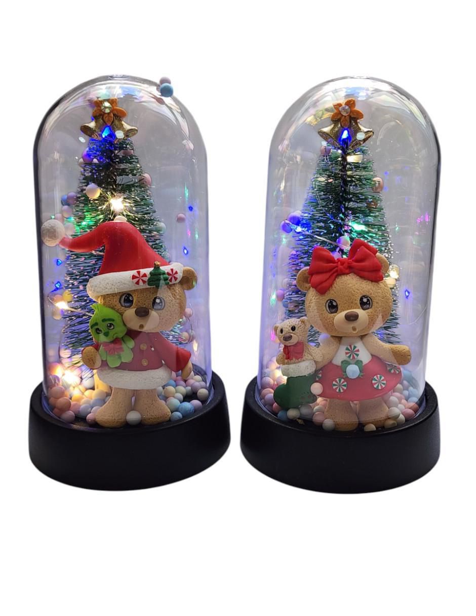 Set figuras decorativas navideñas Osos 1