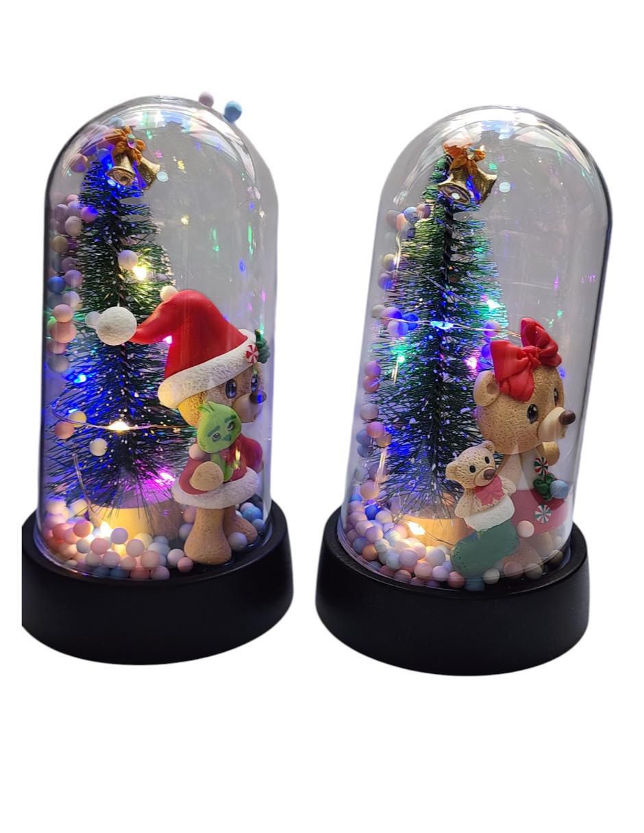 Set figuras decorativas navideñas Osos 2